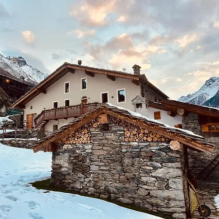 Lo Peyo - Le Four Des Alpes شقة Rhemes-Saint-Georges
